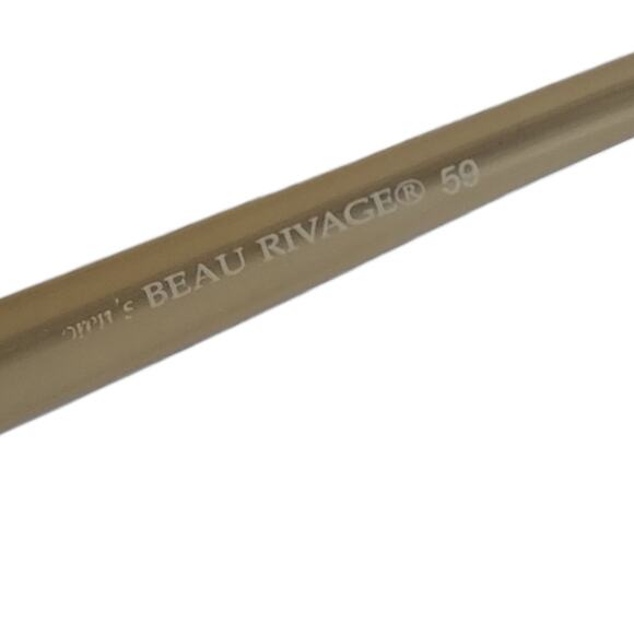 Sophia Loren Rhinestone Studded Beau Rivage Satin Gold Eyewear Glasses Frames - Picture 7 of 7